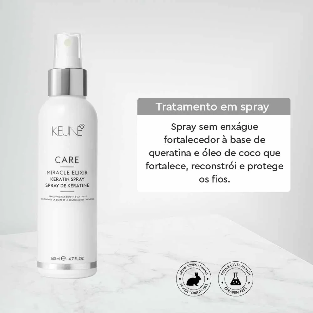 Spray de tratamento Keune Miracle Elixir Keratin 140ml 4