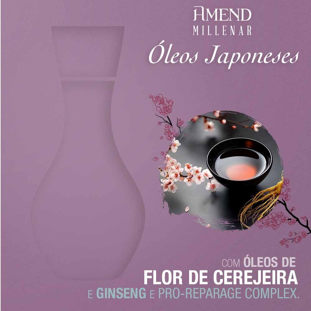 Shampoo Amend Millenar Óleos Japoneses 300ml 3