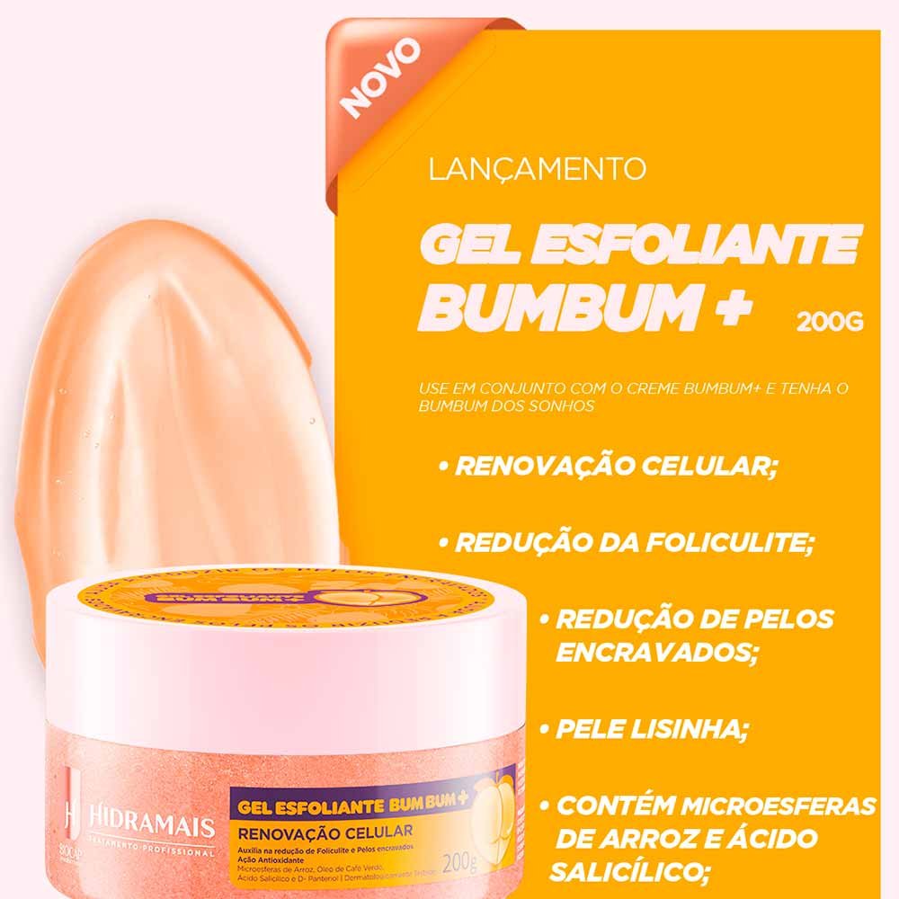 Gel Esfoliante Bumbum Hidramais 200g 4