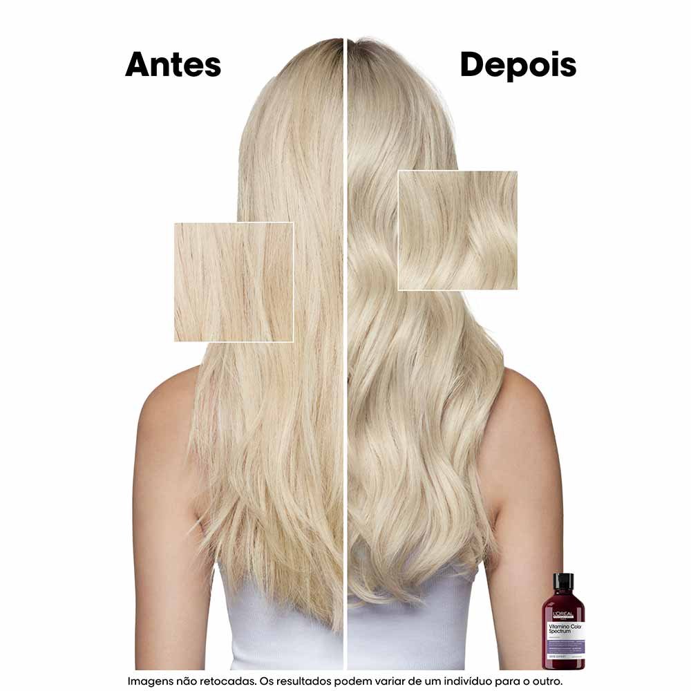Shampoo L'Oréal Professionnel Vitamino Color Spectrum Matizador Tons Amarelados 300ml 4