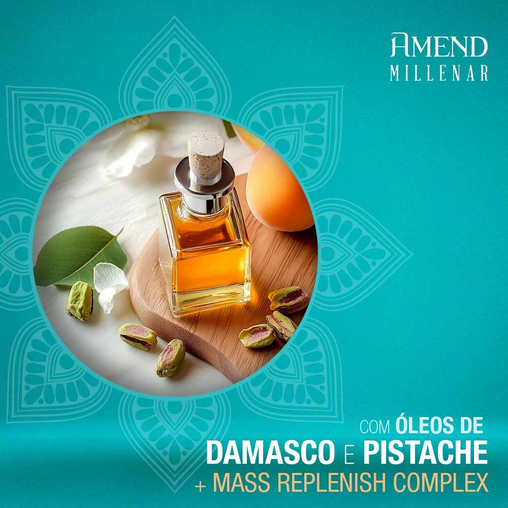 Amend Condicionador Nutritivo Millenar Óleos Árabes 300ml 3