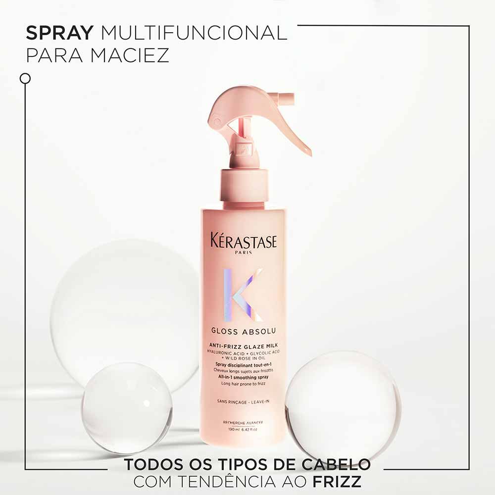 Spray Anti-Frizz Gloss Absolu Kérastase Glaze Milk 190ml 8