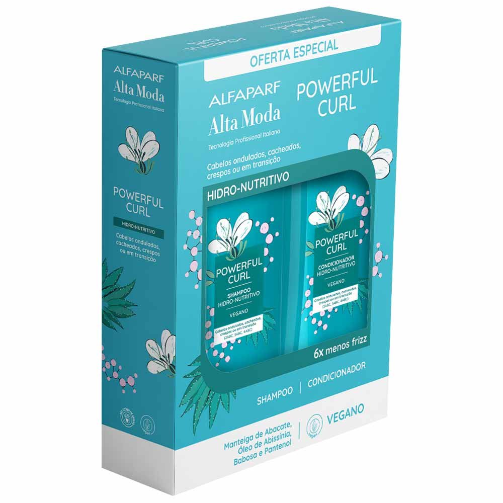 Alta Moda Powerfull Curl Kit - Shampoo + Condicionador ÚNICO 2
