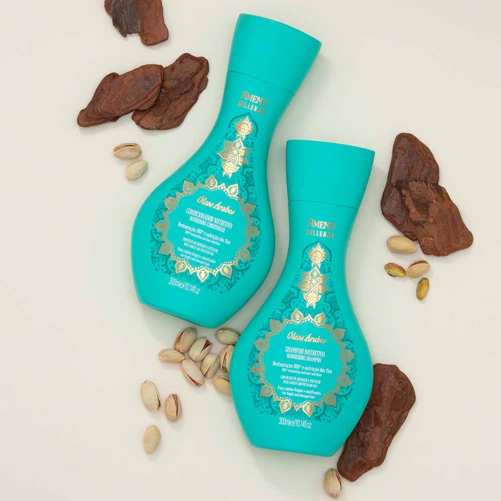 Amend Shampoo Nutritivo Millenar Óleos Árabes 300ml 3