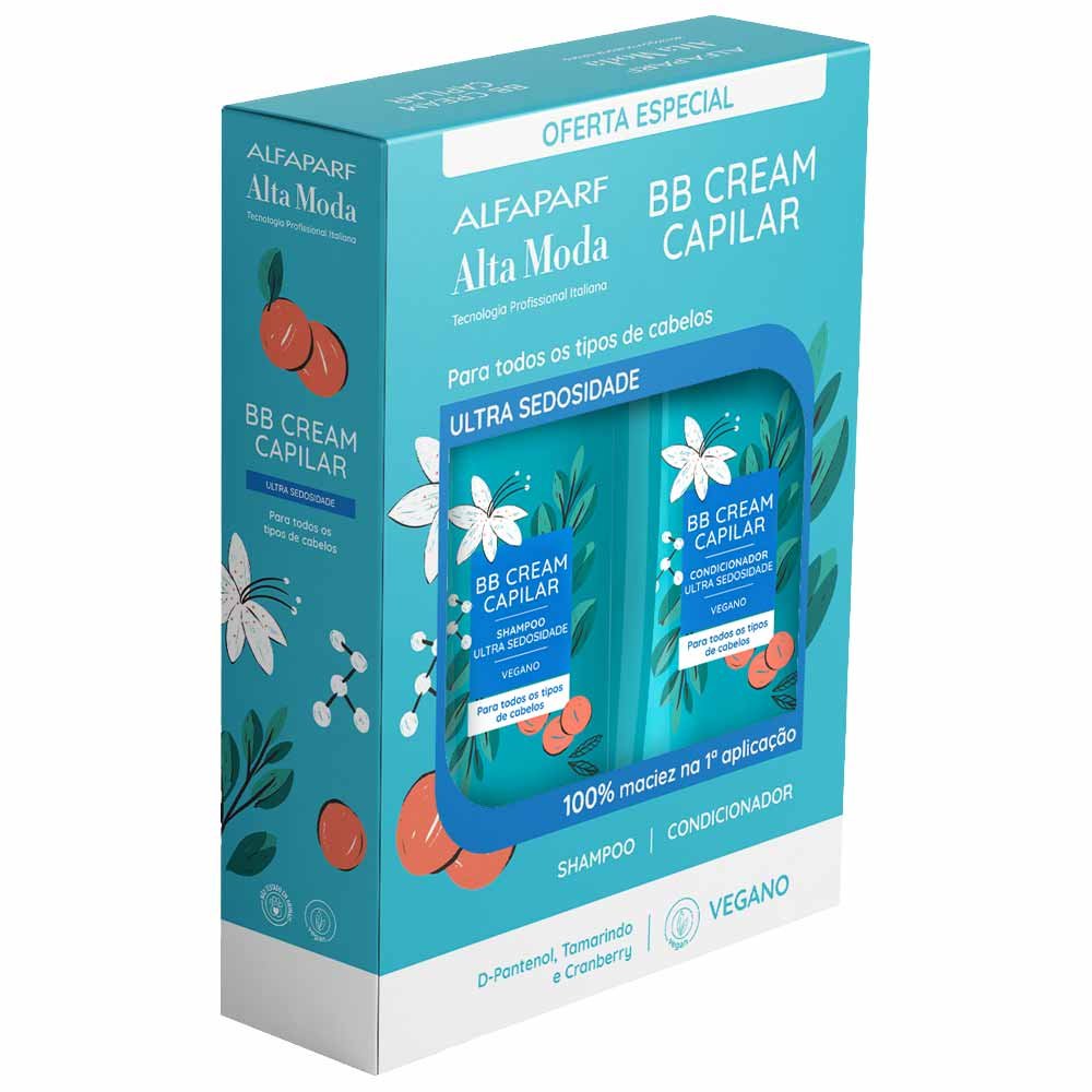 Alta Moda BB Cream Kit - Shampoo + Condicionador ÚNICO 2