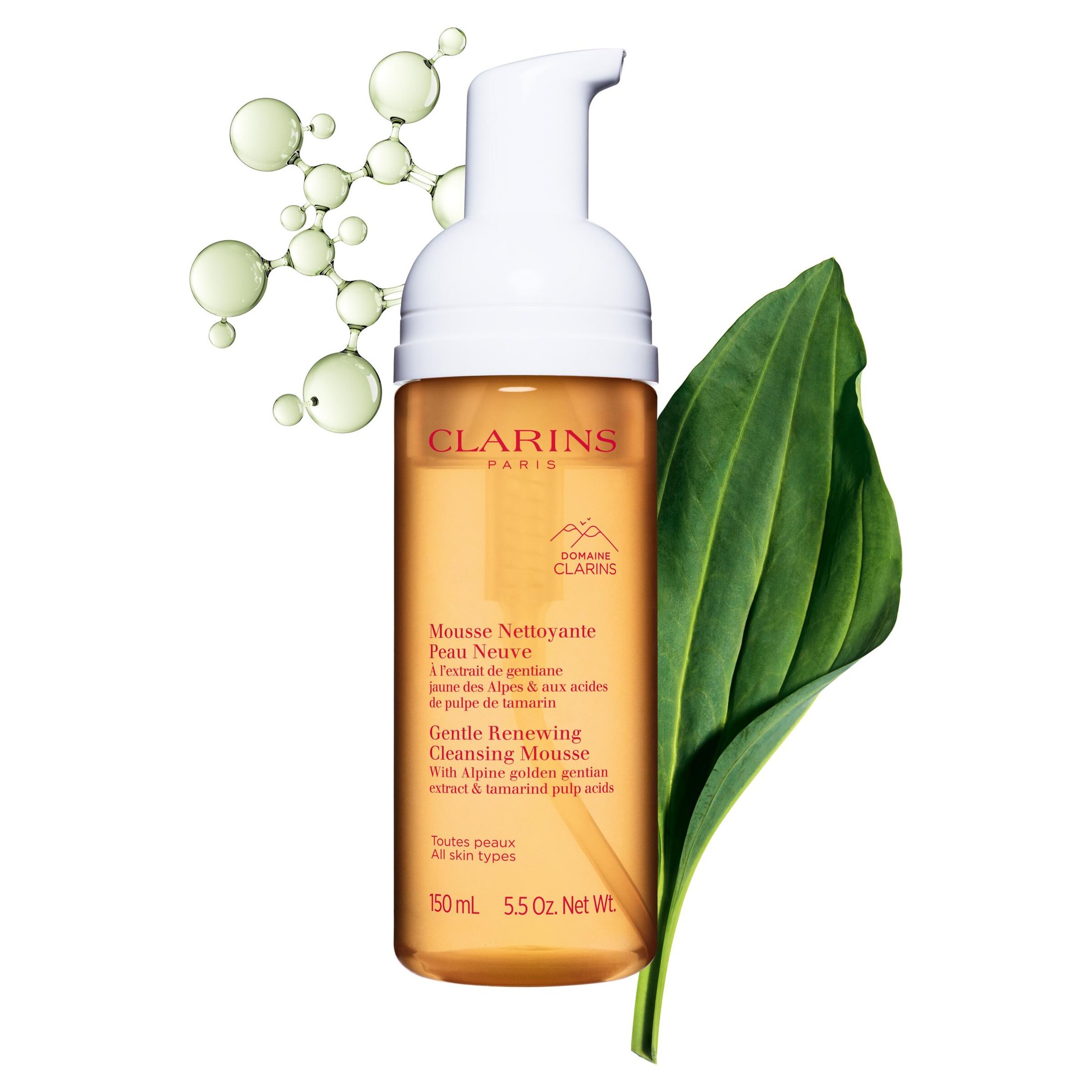 Espuma de Limpeza Facial Clarins Gentle Renewing Cleansing Mousse 150ml 3