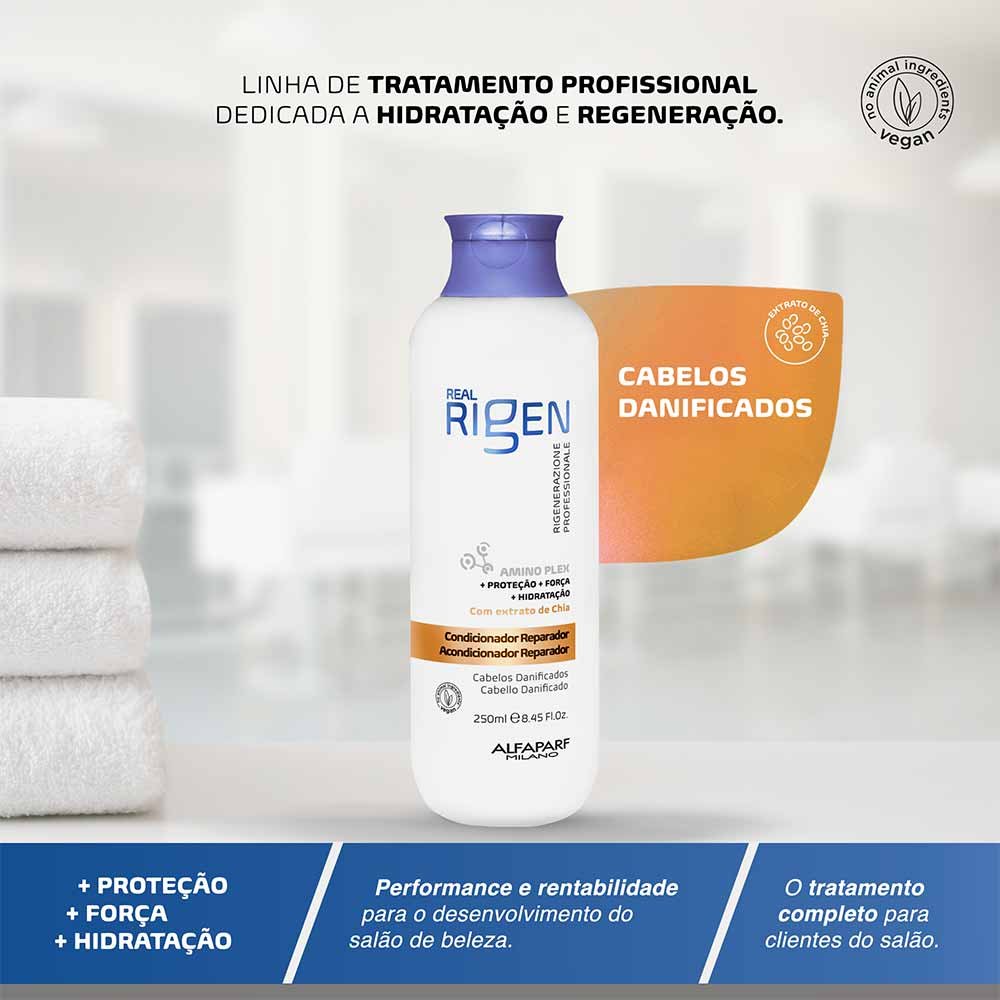 Alfaparf Milano Real Rigen Condicionador Reparador 250ml 3