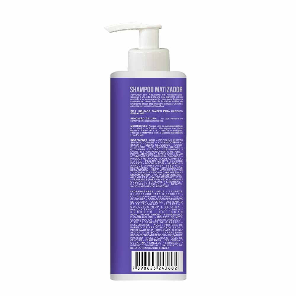 Widi Care Loiro Perfeito Shampoo Matizador 300ml 2