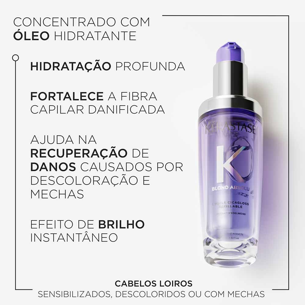 Refil Óleo Capilar Kérastase Blond Absolu Cicagloss 75ml 5