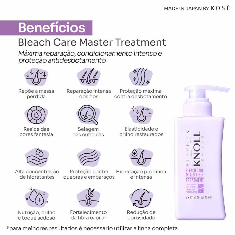 Tratamento Stephen Knoll Bleach Care Master 300ml 3