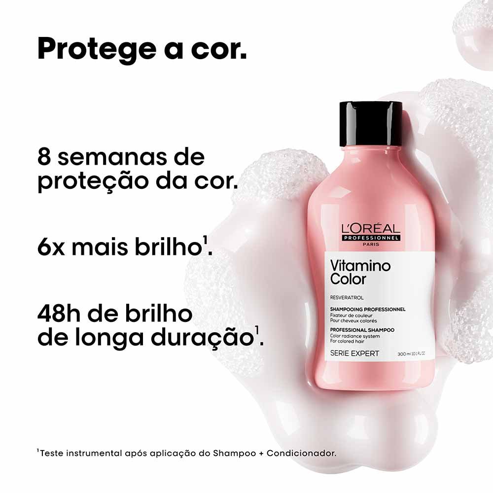 Refil L'oréal Profissionnel Resveratrol Vitamino Color Shampoo 240ml 2