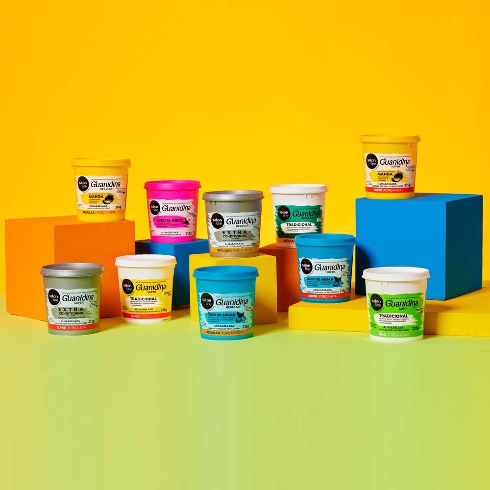 Salon Line Guanidina Óleo de Argan Regular 218g 3