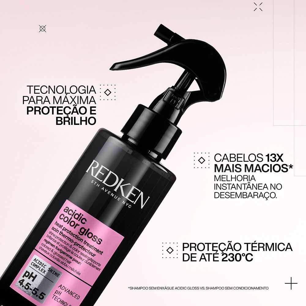 Redken Acidic Color Gloss Heat Protectain Treatment Leave- In 190ml 2