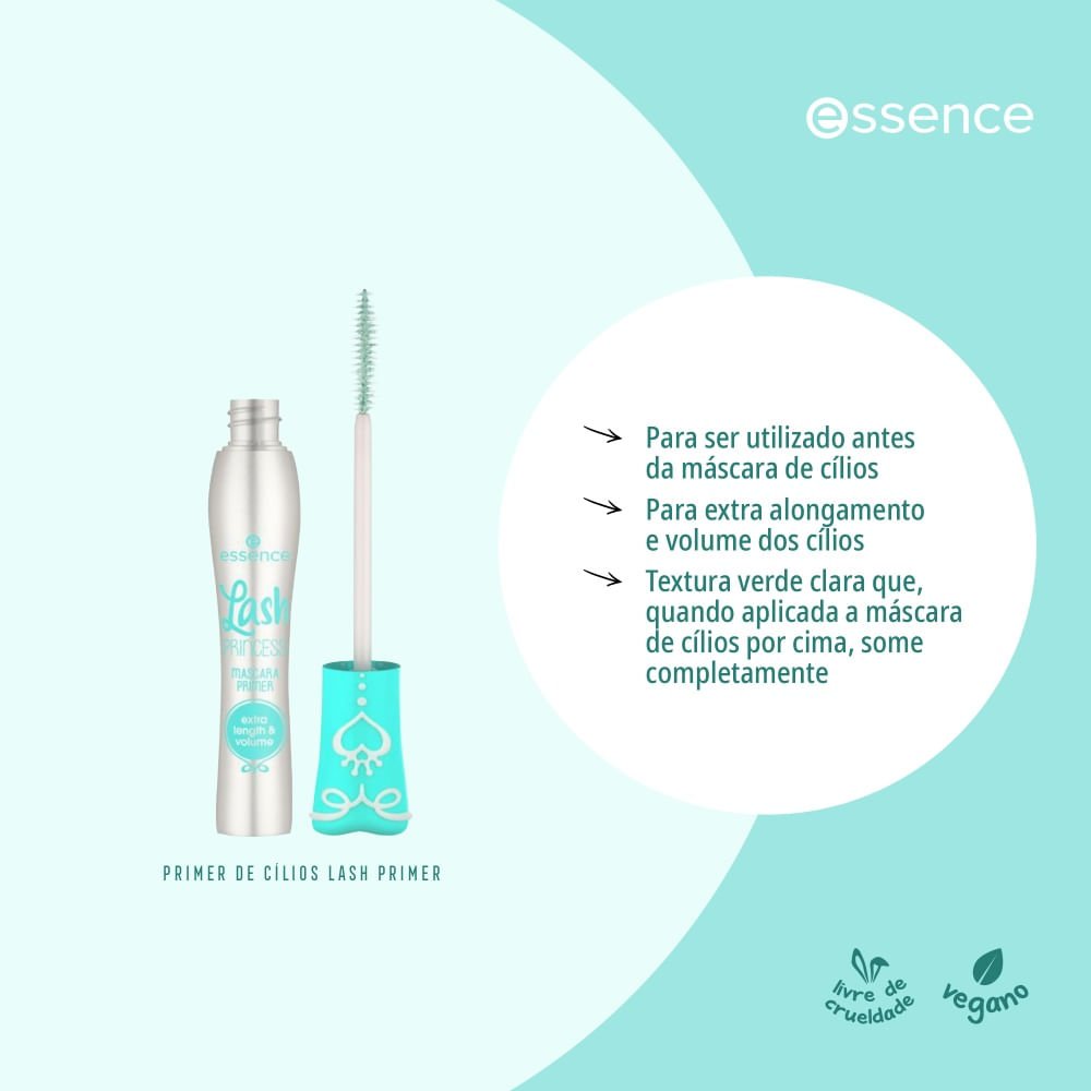 Primer para Cílios Essence Lash Princess 9ml Verde Claro 8