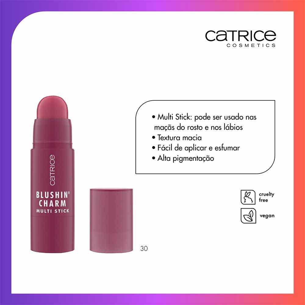 Blush Catrice Multi Stick Blushin' Charm 5,5g 030 Ruby Darling 8