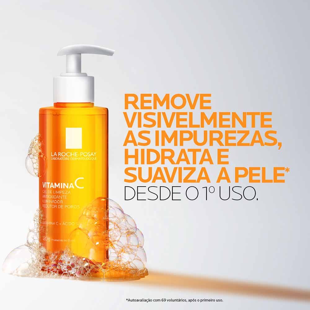 Gel de Limpeza Facial La Roche-Posay Vitamina C 120g 3