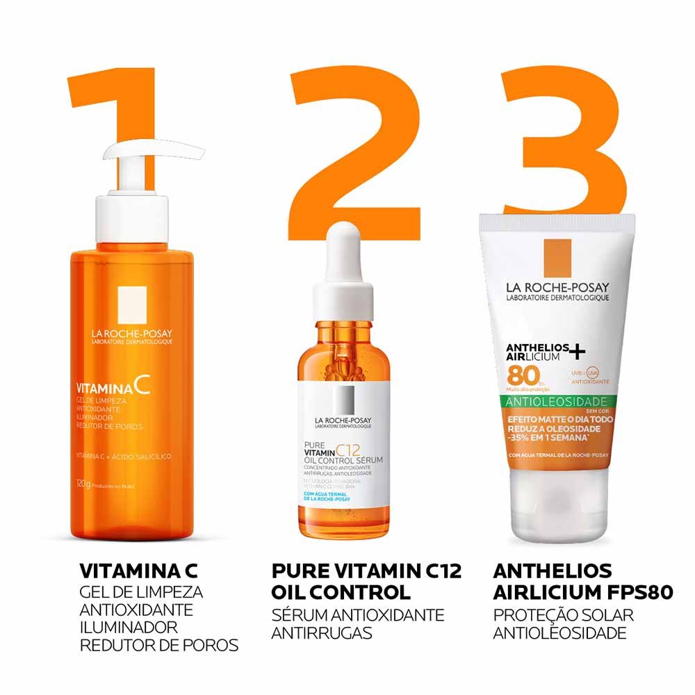 Gel de Limpeza Facial La Roche-Posay Vitamina C 120g 7