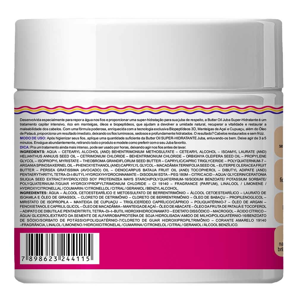 Máscara Widi Care Juba Butter Oil Super Hidratante 500g 2