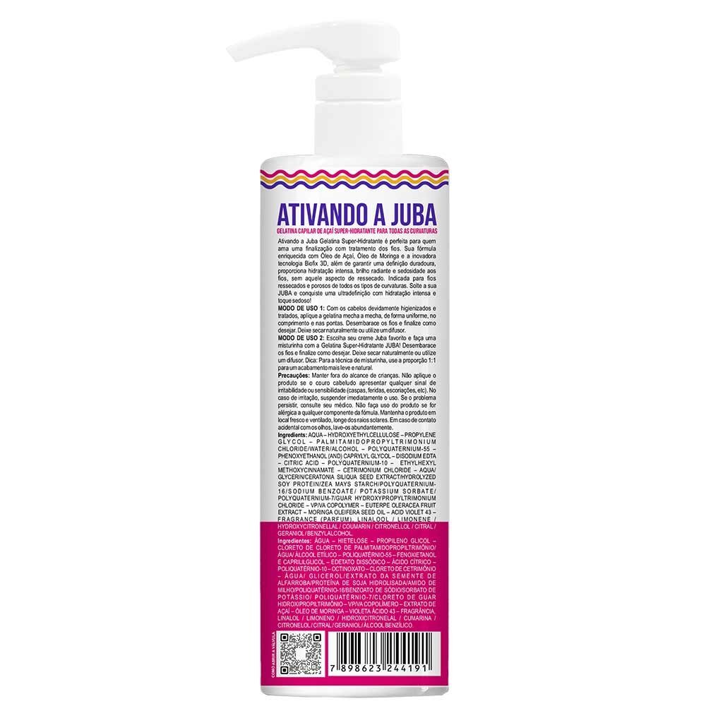 Gelatina Super Hidratante Widi Care Ativando a Juba 500g 2