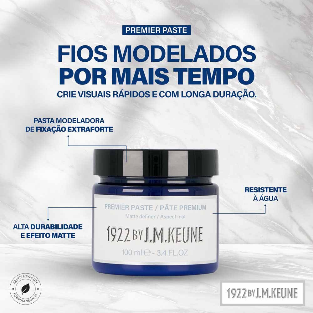 Pasta Modeladora Keune 1922 Premier 100ml 2