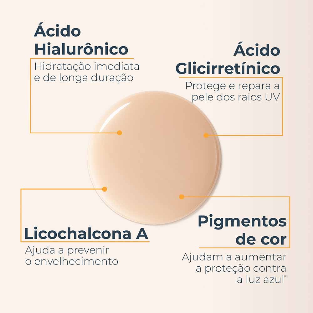 Protetor Solar Facial com Cor Eucerin Hydro Fluid FPS70 50ml Bege Claro 5