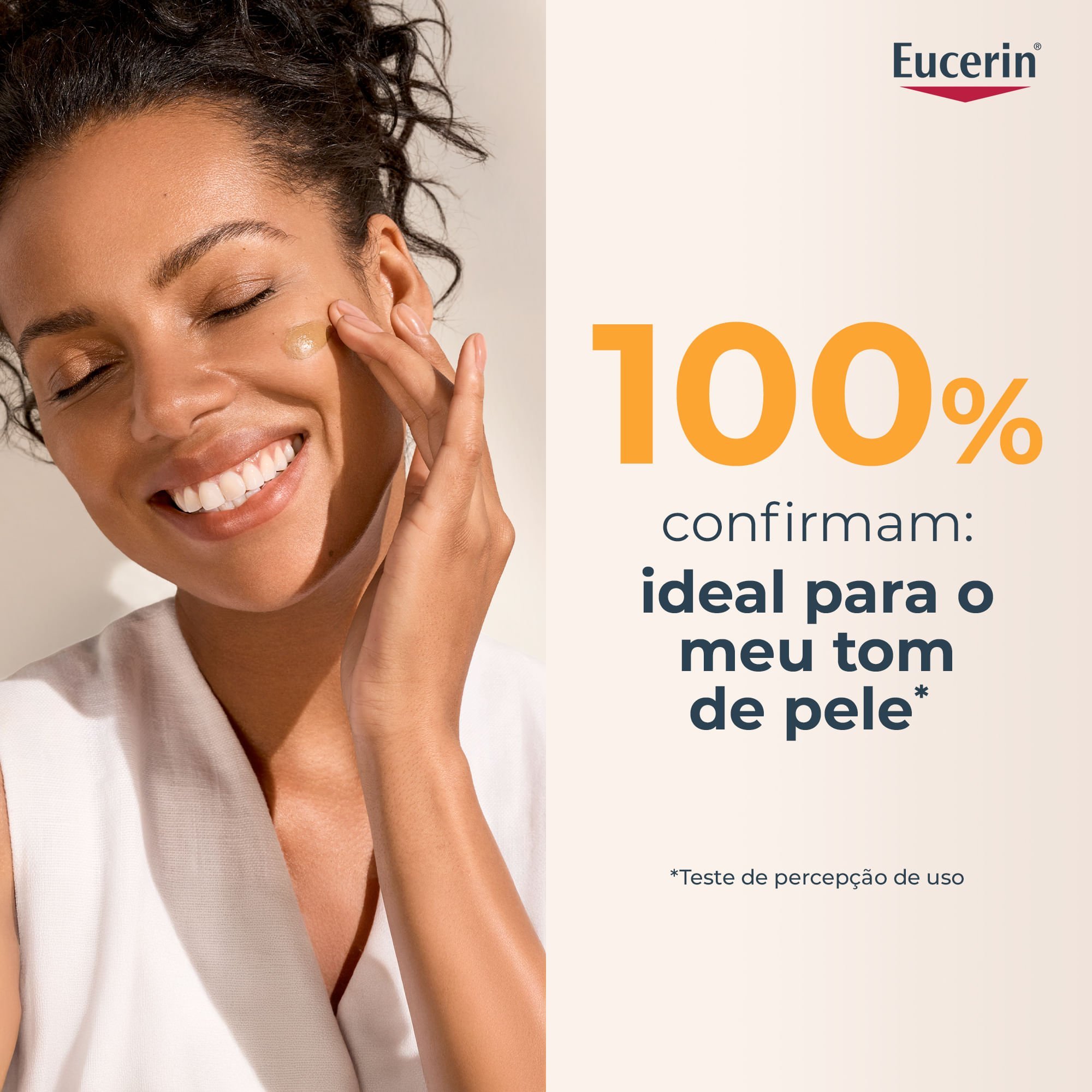 Protetor Solar Facial com Cor Eucerin Hydro Fluid FPS70 50ml Marrom 6
