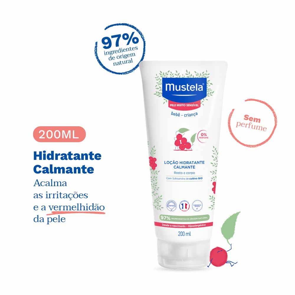 Mustela Bebê Kit - Hidratante Calmante + Gel Lavante Calmante ÚNICO 3