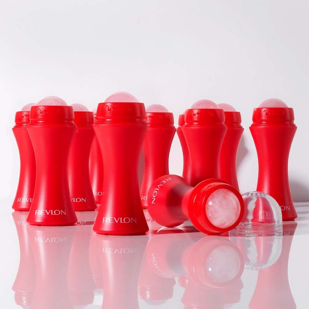 Pedra de Quartzo Rosa Real Revlon Skin Reviving Roller ÚNICO 9