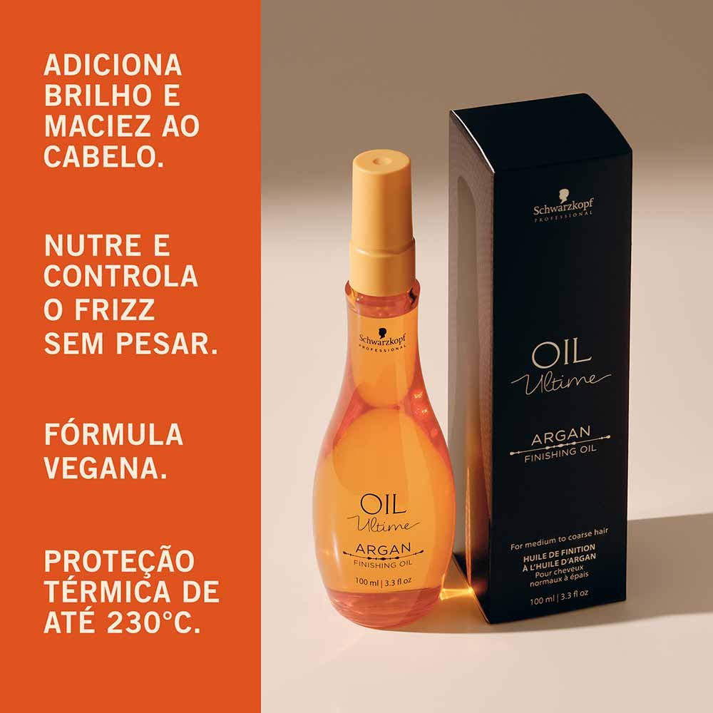Óleo Figo Argão Schwarzkopf Professional Oil Ultime 100ml 3