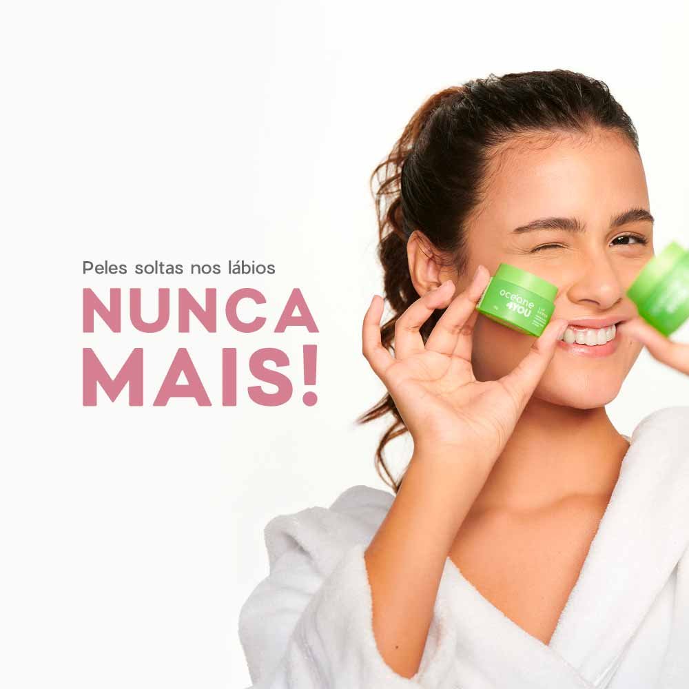 Esfoliante Labial com Óleo de Coco Océane 4 You Lip Scrub 15g 3
