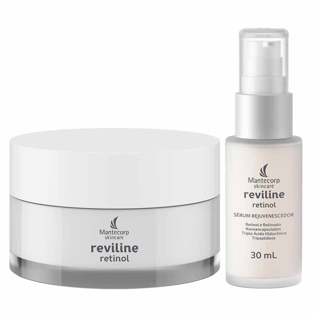 Mantecorp Skincare Reviline Retinol Kit - Sérum + Creme Rejuvenescedor