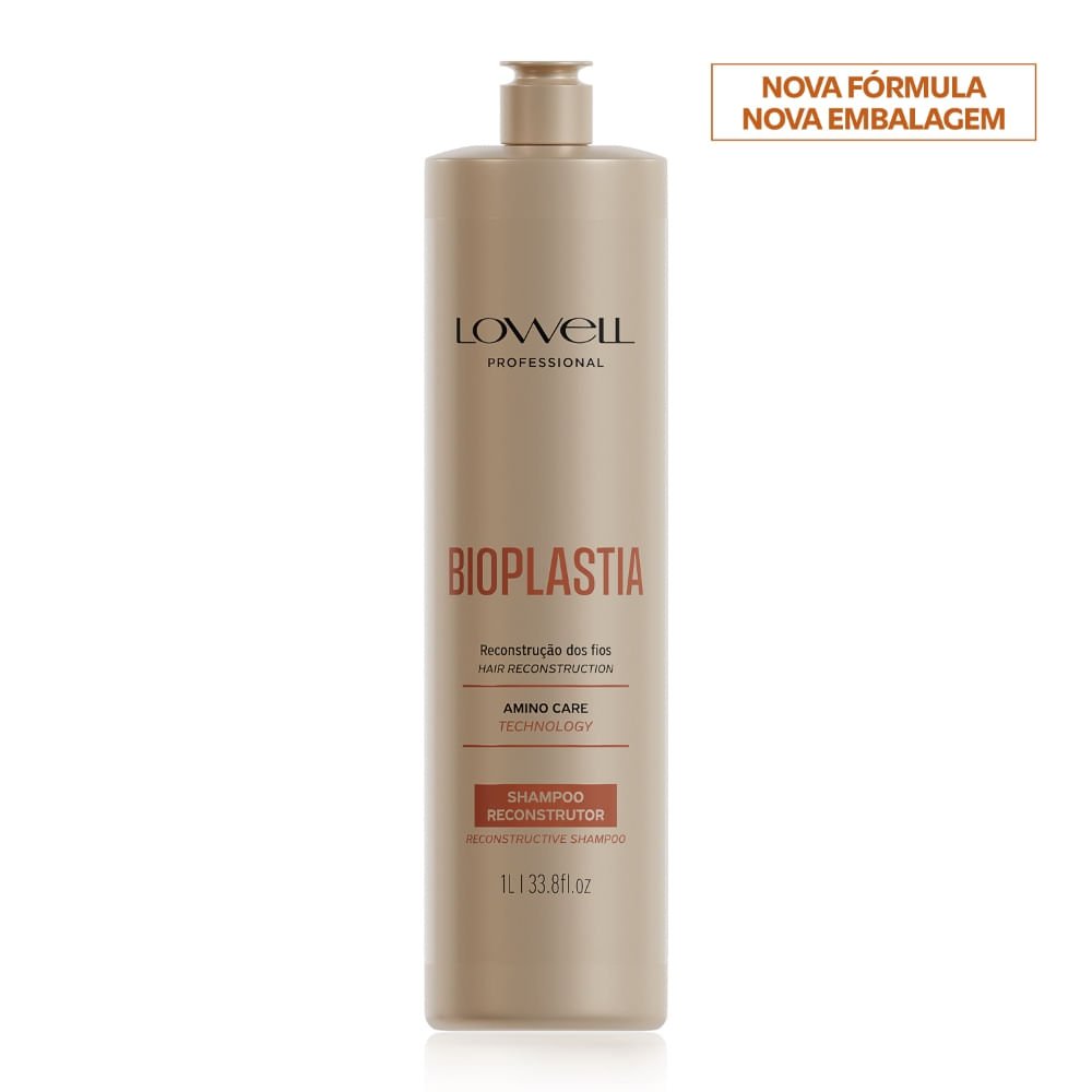 Shampoo Reconstrutor Lowell Bioplastia 1L 1