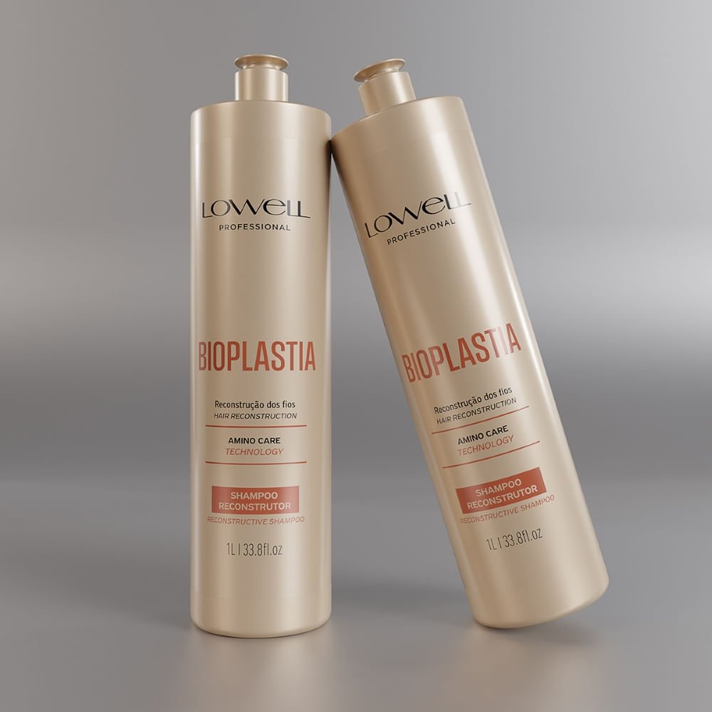 Shampoo Reconstrutor Lowell Bioplastia 1L 3