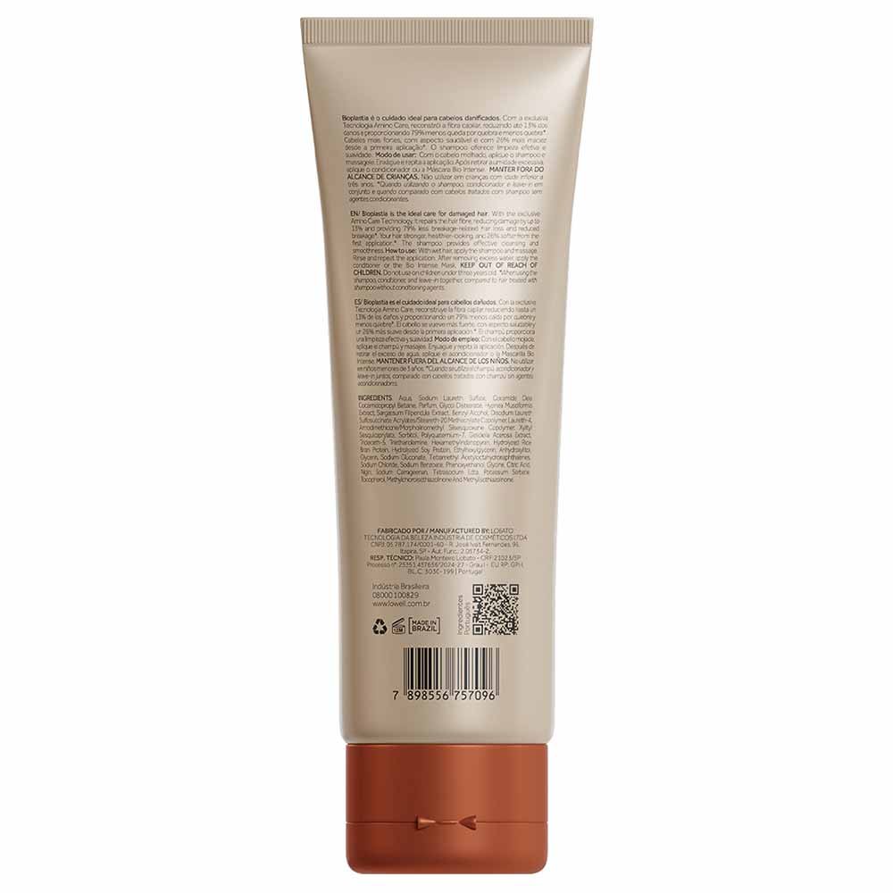 Shampoo Reconstrutor Lowell Bioplastia 240ml 2