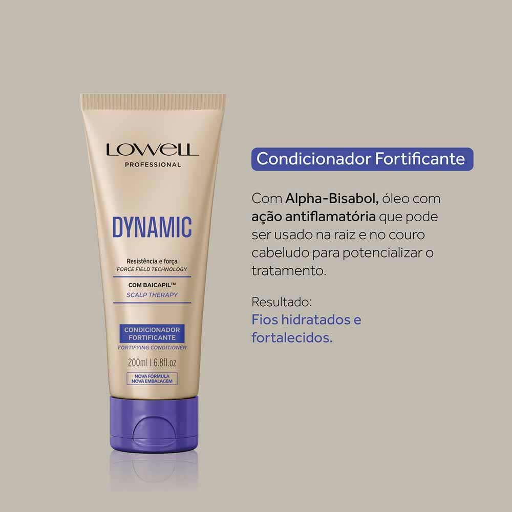 Condicionador Fortificante Lowell Dynamic S.Therapy 200ml 3