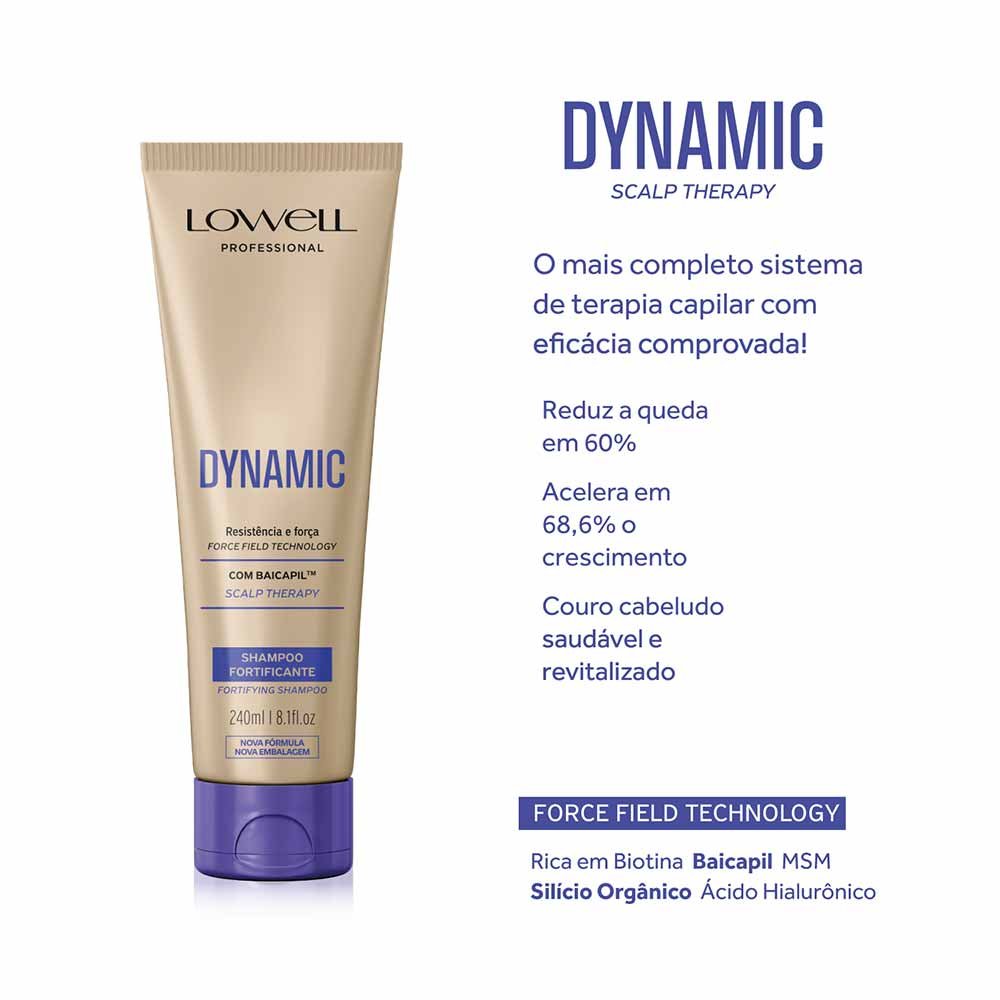 Shampoo Fortificante Lowell Dynamic Scalp Therapy 240ml 2
