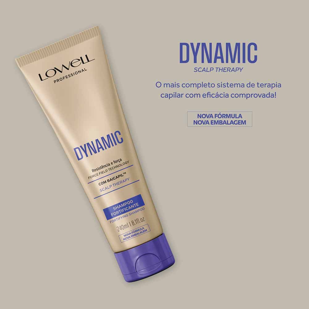 Shampoo Fortificante Lowell Dynamic Scalp Therapy 240ml 3