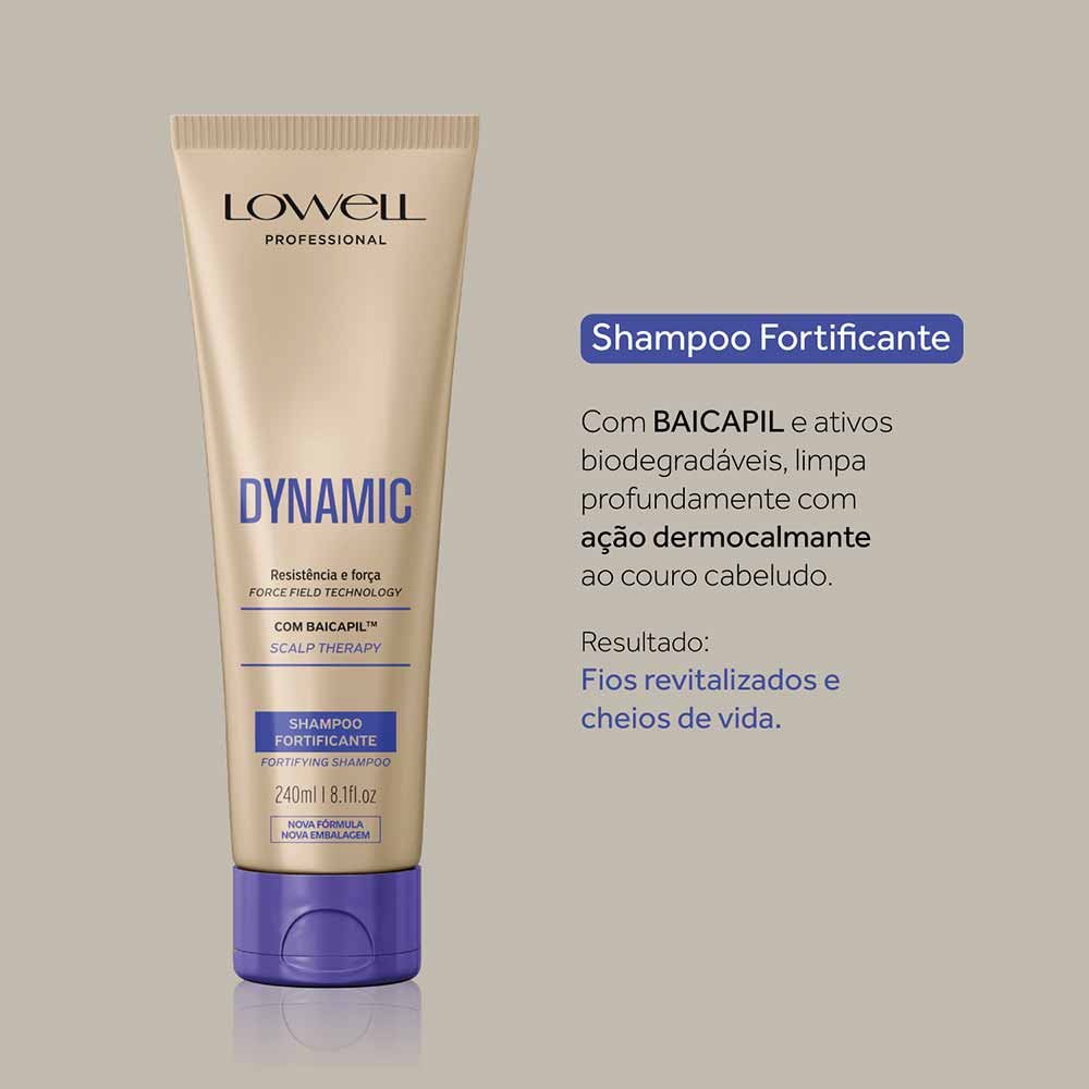 Shampoo Fortificante Lowell Dynamic Scalp Therapy 240ml 4