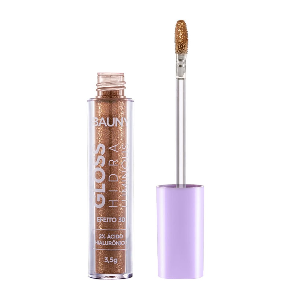 Gloss Bauny Hidra Luminous 3,5g Choco Glow 3