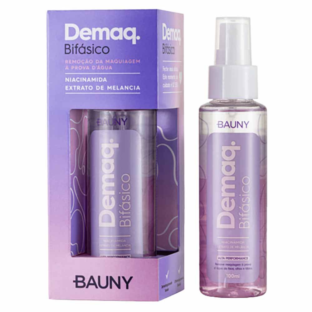 Demaquilante Bifásico Bauny 100ml 2