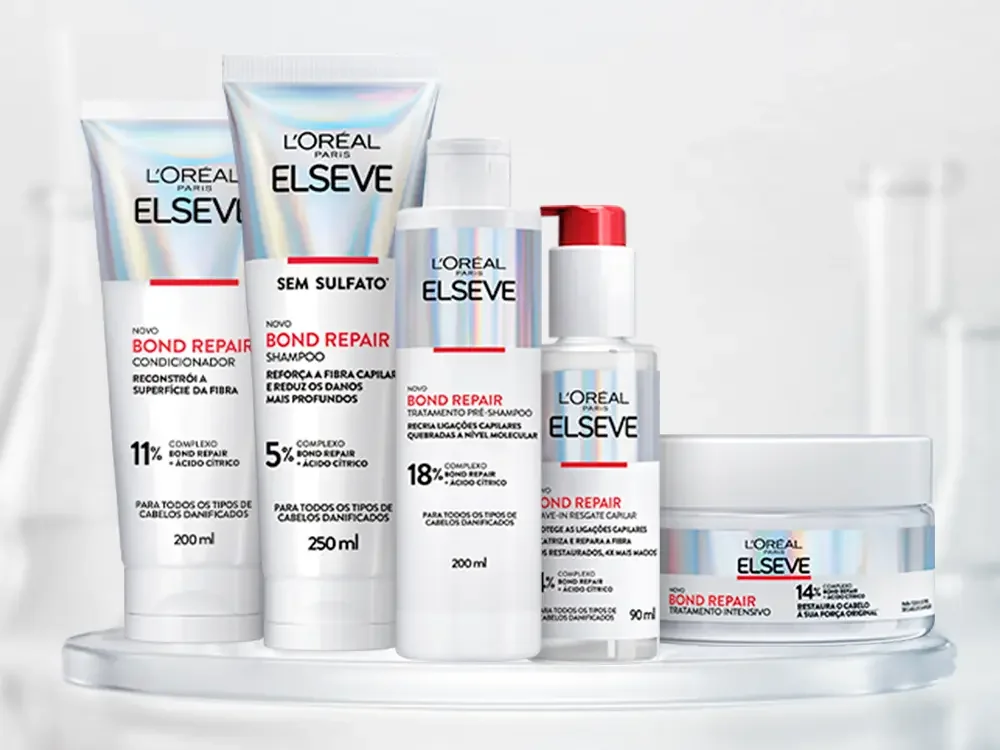 Kit Elseve Bond Repair - Pré Shampoo + Shampoo + Condicionador + Leave in + Máscara ÚNICO 8