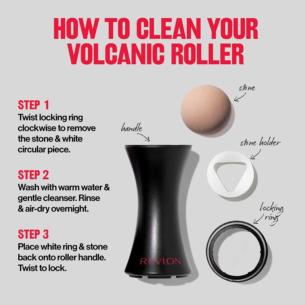 Rolo Facial para Controle da Oleosidade Revlon Volcanic Stone Roller ÚNICO 6