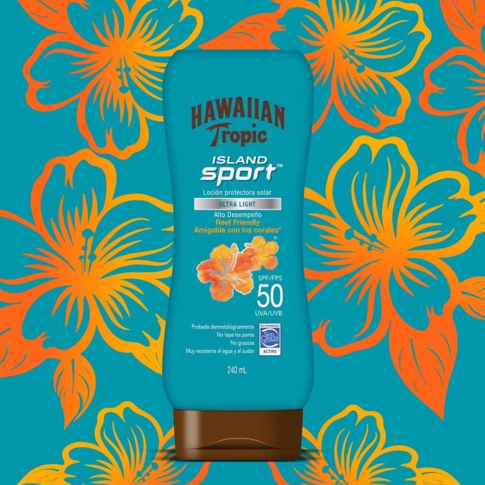 Protetor Solar Corporal Hawaiian Tropic Island Sport FPS 50 240ml 2