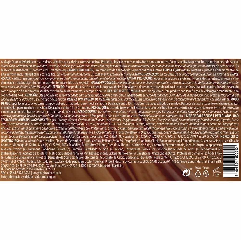 Matizador 3D Magic Color Mocha Caramelo 100ml 2