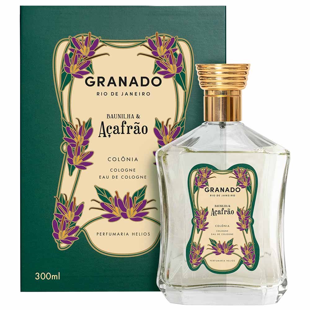 Perfume Vintage Baunilha E Açafrão Granado Eau de Toillete 300ml 2