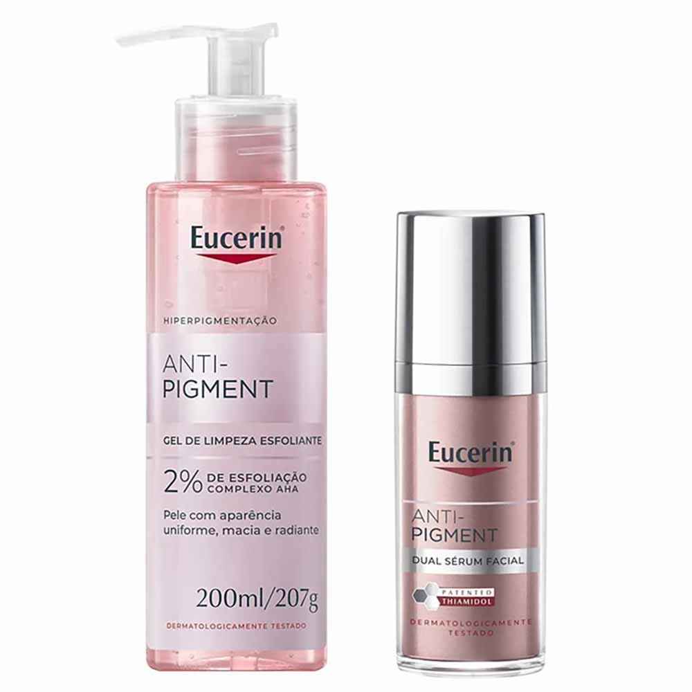 Eucerin Anti-Pigment Kit – Gel de Limpeza + Sérum Facial