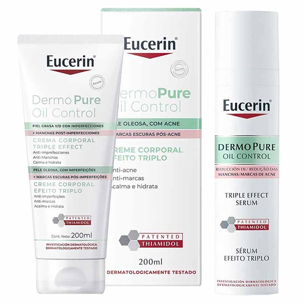 Eucerin Dermo Pure Oil Control Kit – Creme Corporal + Sérum