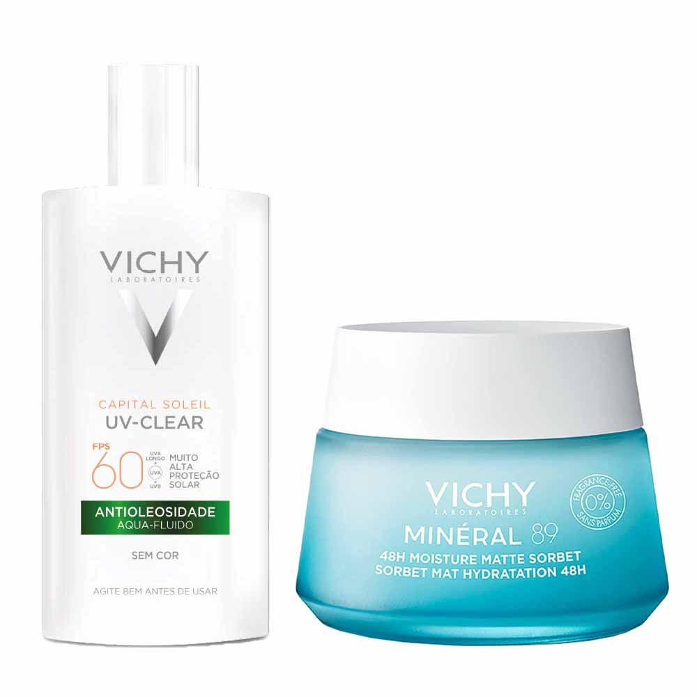 Vichy Kit - Gel Matte + Protetor Solar Fps60 Sem Cor