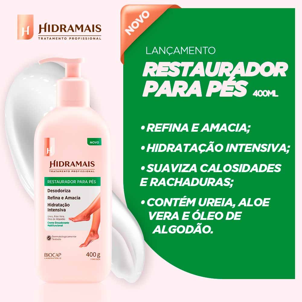 Creme Restaurador Hidramais Pés 400g 2