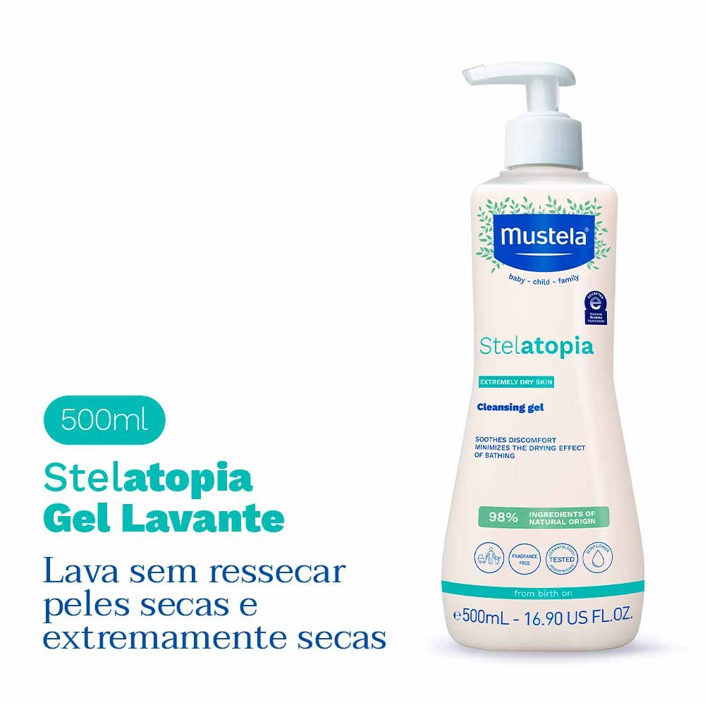 Mustela Stelatopia Kit - Hidratante + Gel Lavante ÚNICO 2